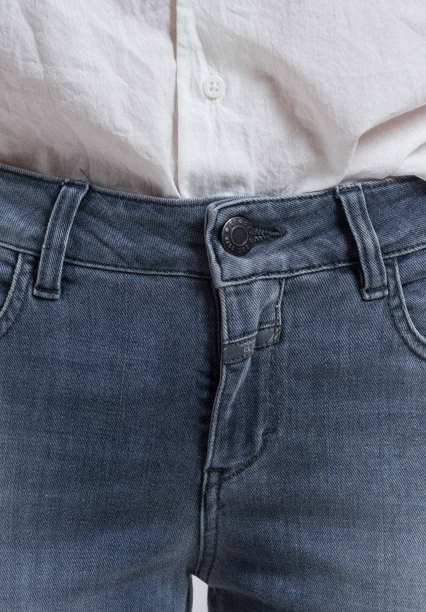 Closed Baker Cropped Narrow Jeans in Asphalt Grey	