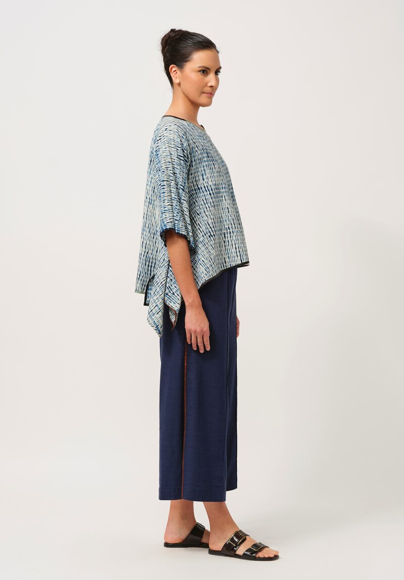 Sophie Hong Linen Culottes in Indigo