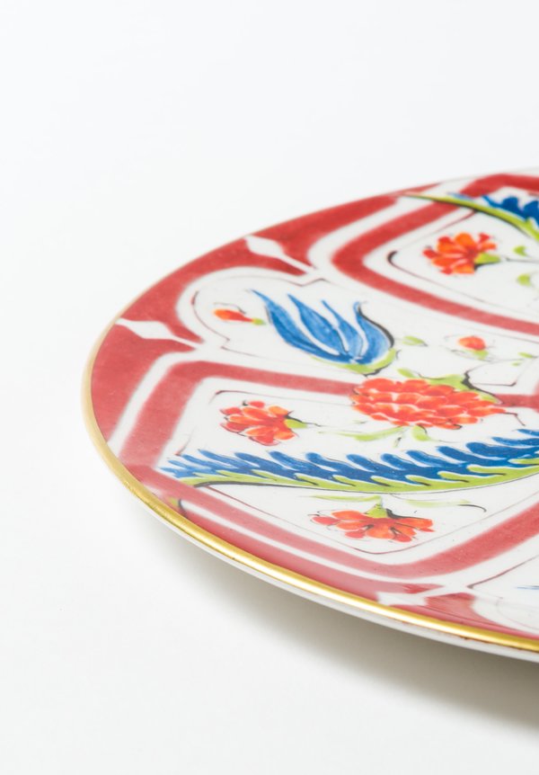 	Ceramic Izmir Dinner Plate Red