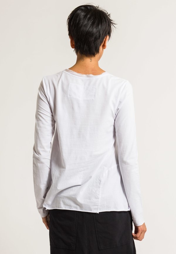 Rundholz Black Label A-Line Tee in White