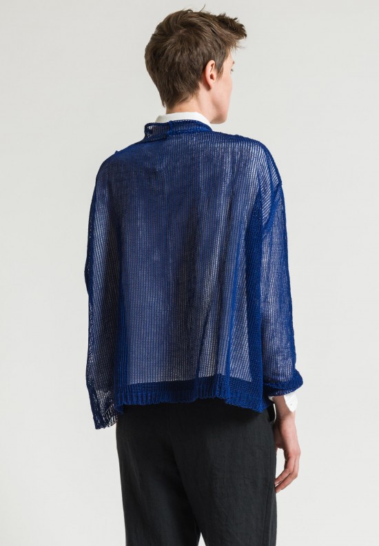 Boboutic Loose Knit Sweater in Royal Blue