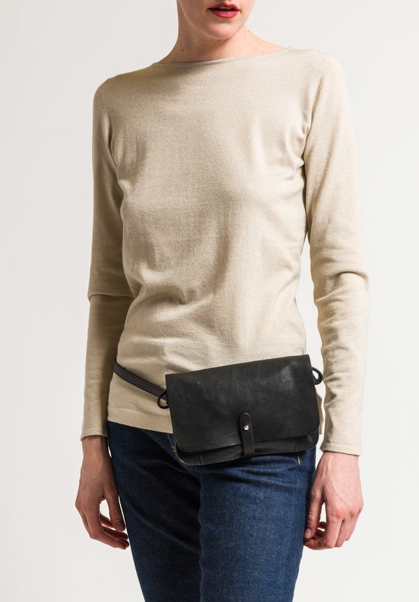 Massimo Palomba Irma Shoulder & Waist Bag in Black
