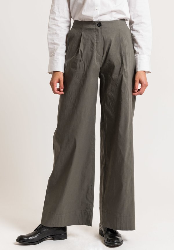 Peter O. Mahler Front Pleat Pants in Grey