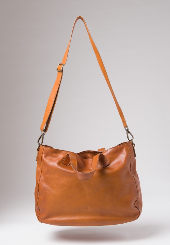 The Rita Leather Hobo in tan