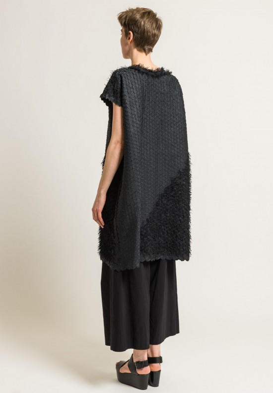 Issey Miyake Retrospect 2 Subtle Fringe Dress in Black