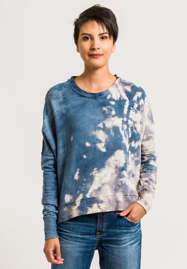Gilda Midani Square Sweater in Blue Explosion