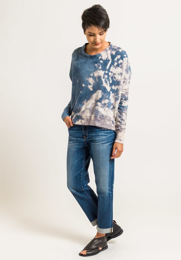 Gilda Midani Square Sweater in Blue Explosion