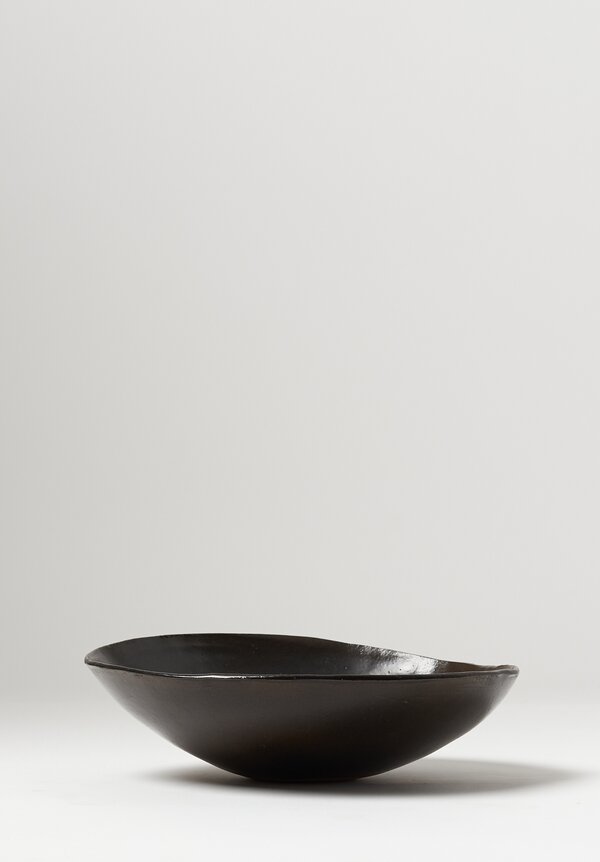 Danny Kaplan Handmade Ceramic Serving Bowl in Black	