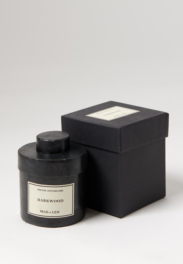 Mad et Len Handmade Apothicaire Candle in Darkwood