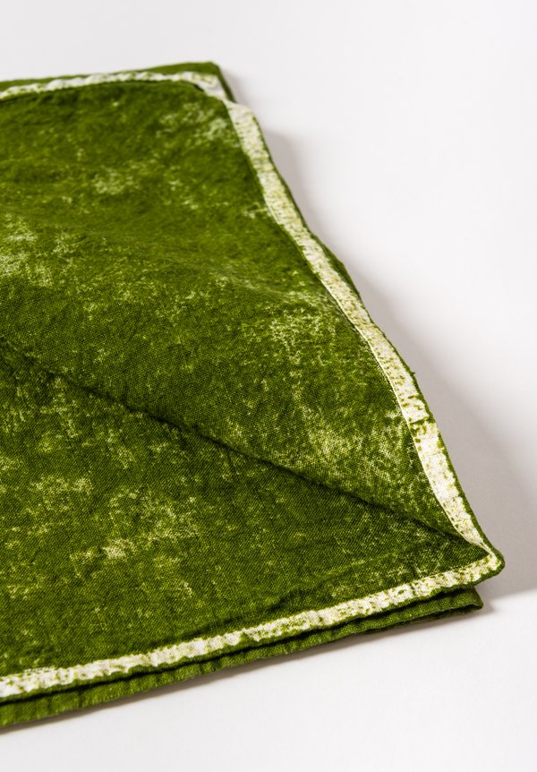 Linen Square Napkin in Verde