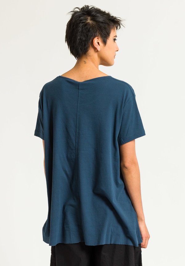 Rundholz Ribbed Jersey Tee in Topas