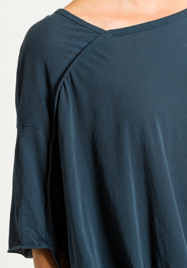Rundholz Asymmetrical Short Sleeve Top in Topas | Santa Fe Dry Goods ...