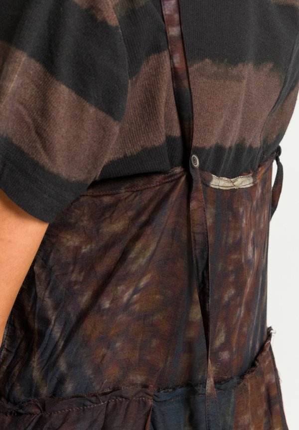 Rundholz Sheer Abstract Print Tunic in Des. 038