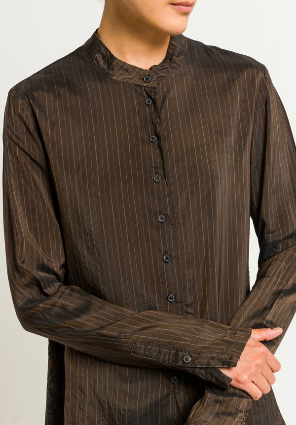 Rundholz Long Sleeve Striped Shirt in Tigerauge