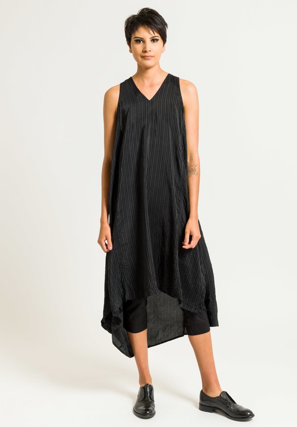 Rundholz Sleeveless Striped Dress in Black | Santa Fe Dry Goods ...