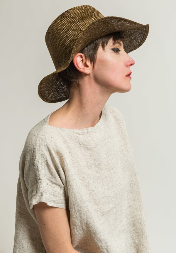 Reinhard Plank Small Nana Hat in Gold Stone Washed