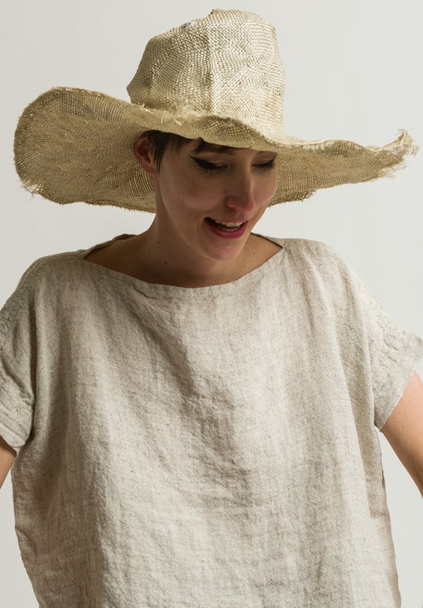 Reinhard Plank Comme Ramie Hat in Natural | Santa Fe Dry Goods ...