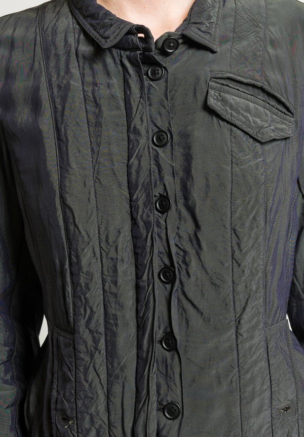 Rundholz Button-Down Jacket in Opal