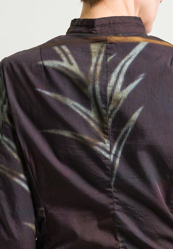 Rundholz Asymmetric Tie Detail Shirt Jacket in Des. 033