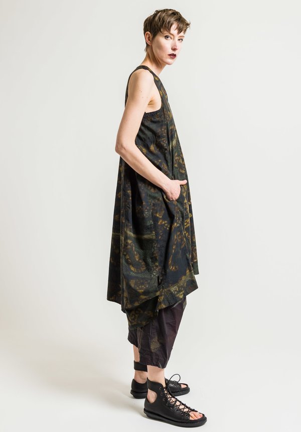 Rundholz V-Neck Printed Dress in Des. 032