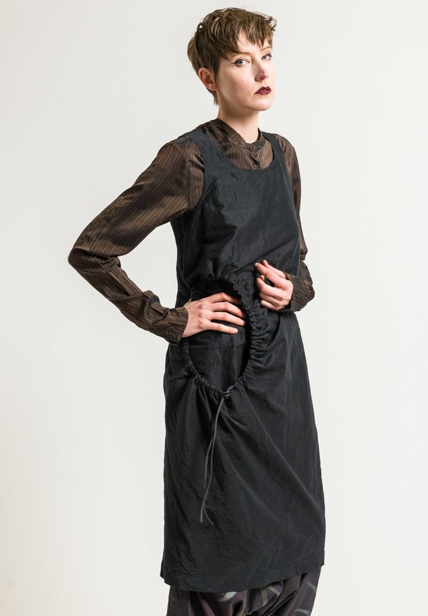 Rundholz Drawstring Detail Dress in Black