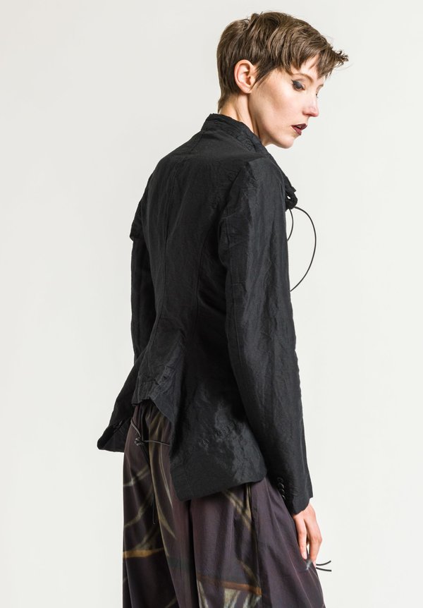 Rundholz Drawstring Detail Jacket in Black