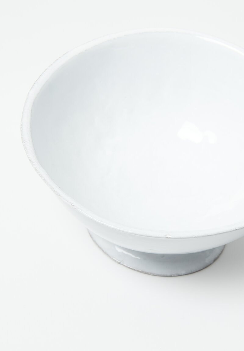 Astier de Villatte Sobre Small Salad Bowl in White	