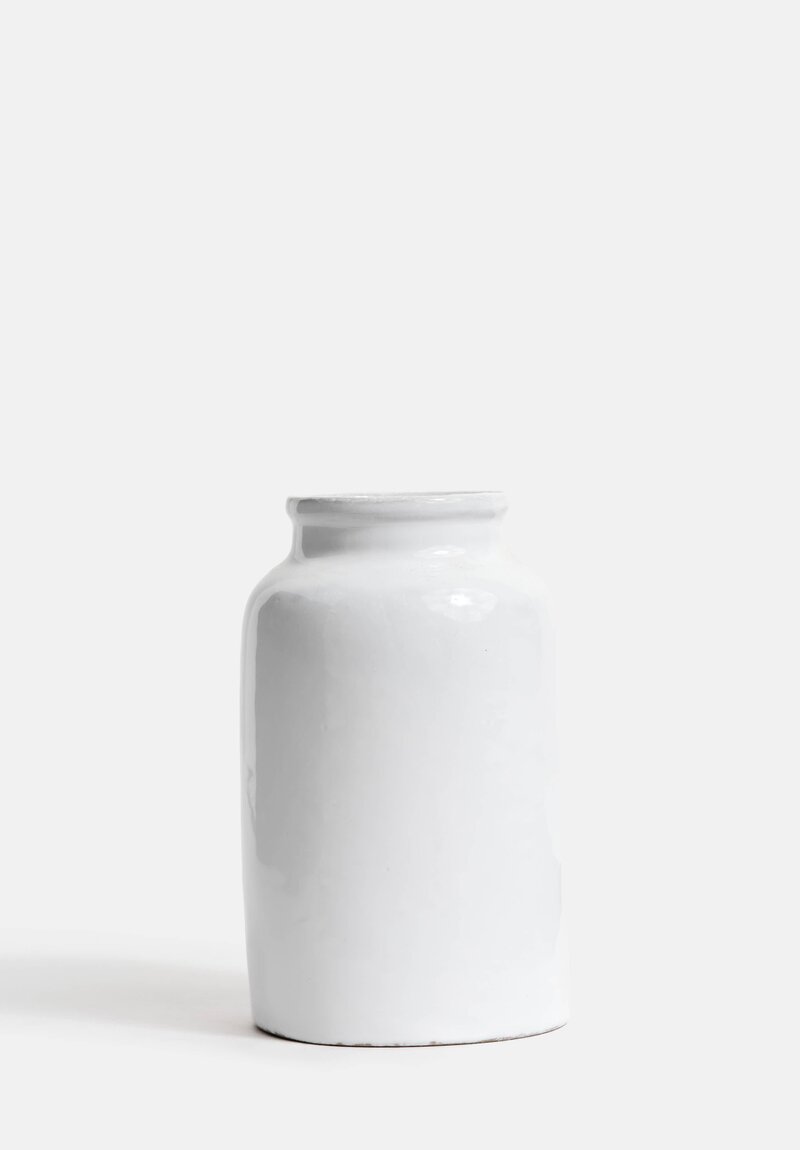 Astier de Villatte Sobre Vase in White