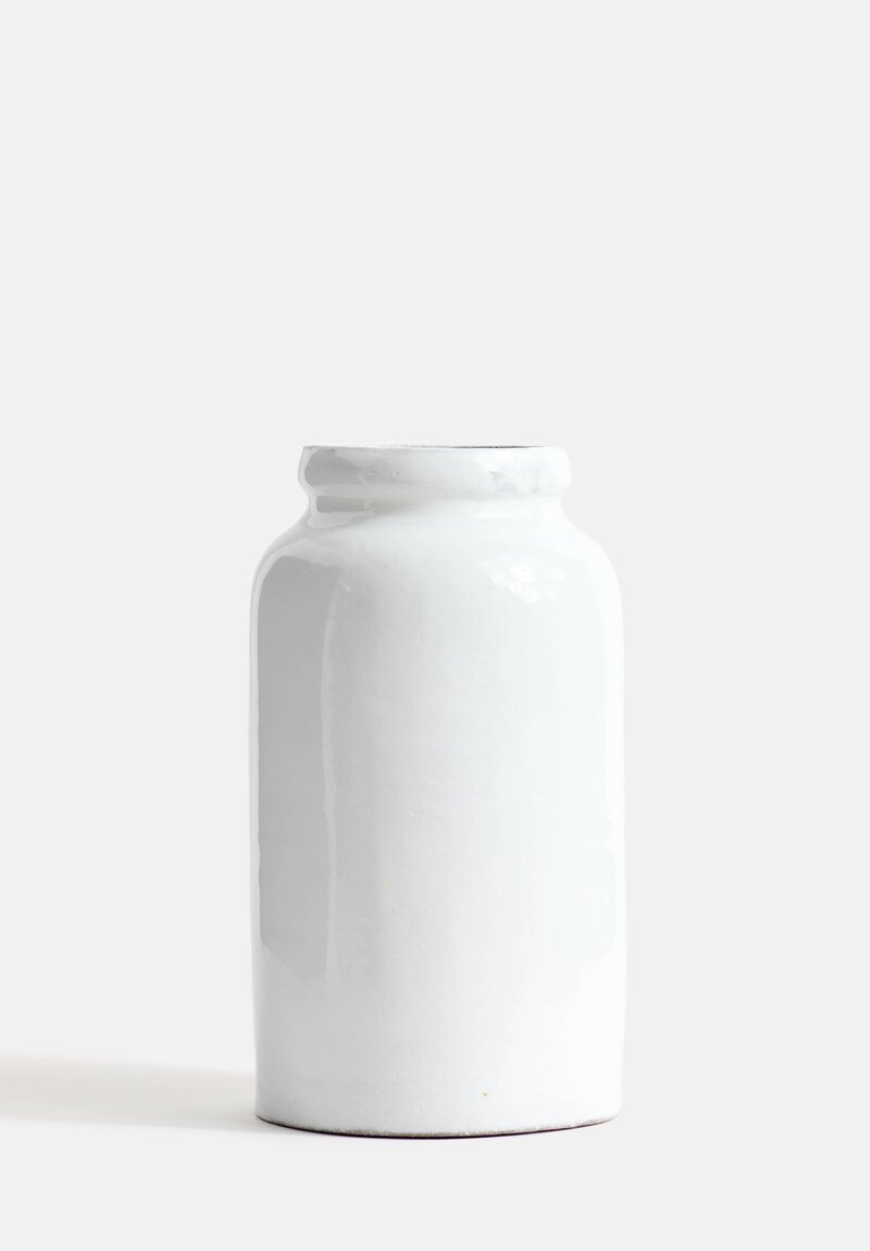 Astier de Villatte Sobre Large Vase in White	