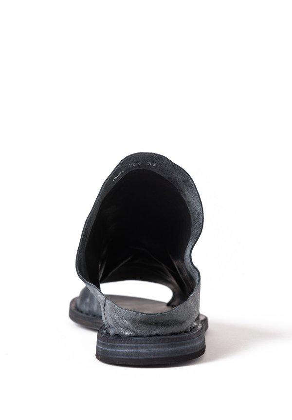 Officine Creative Itaca Max Sandals in Metallic Nero