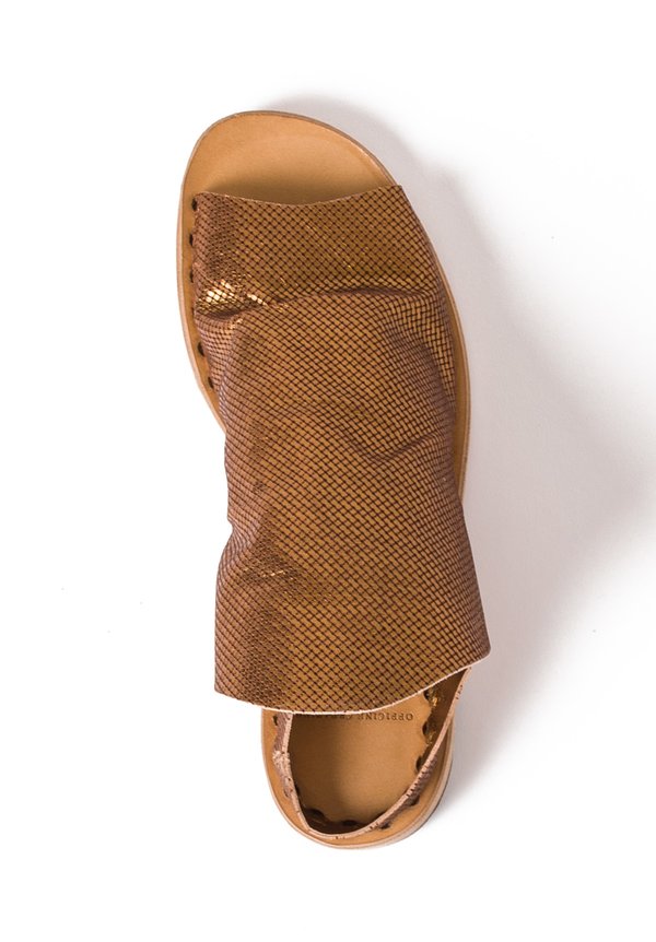 Officine Creative Itaca Roll Sandals in Bronze