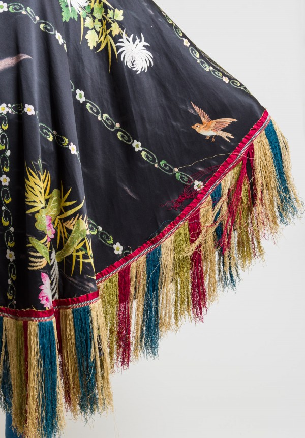 By Walid Conchita Poncho with Multicolor Fringe