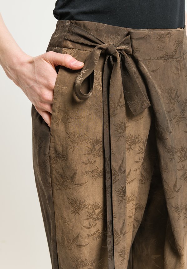 Uma Wang Bamboo Pomona Pants in Brown