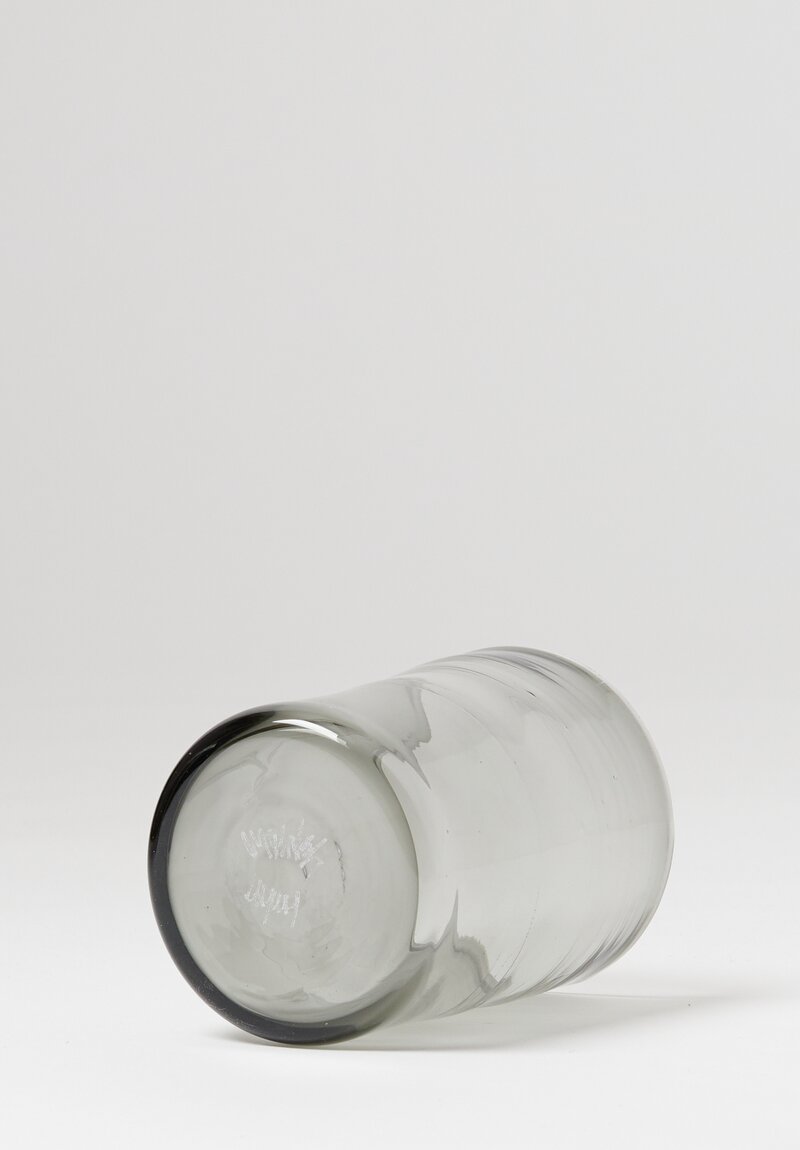 Michael Ruh Handblown Juice Glass in Neutral Grey	