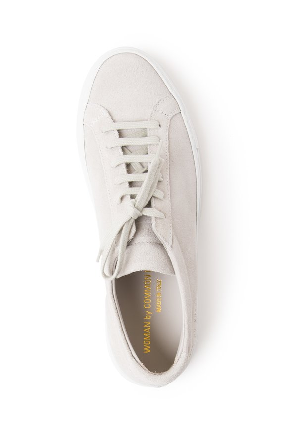 Common Projects Original Achilles Low Suede Sneakers in Grey
