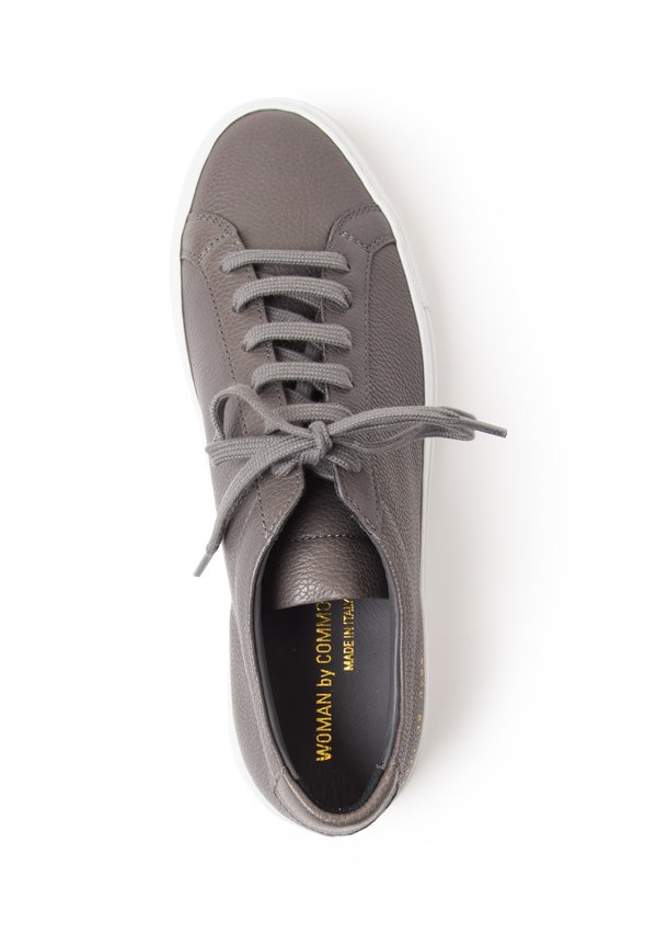 Common Projects Original Achilles Low Premium Sneakers in Dark Grey