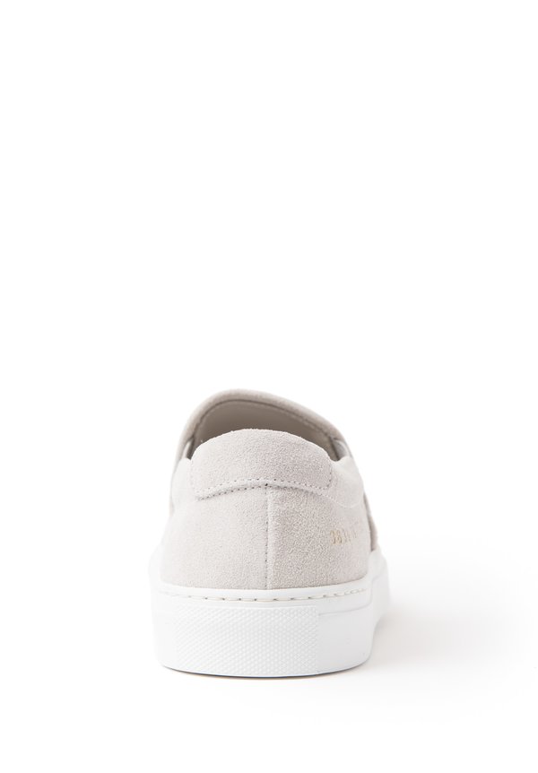 Common Projects Suede Slip-On Shoes in Grey
