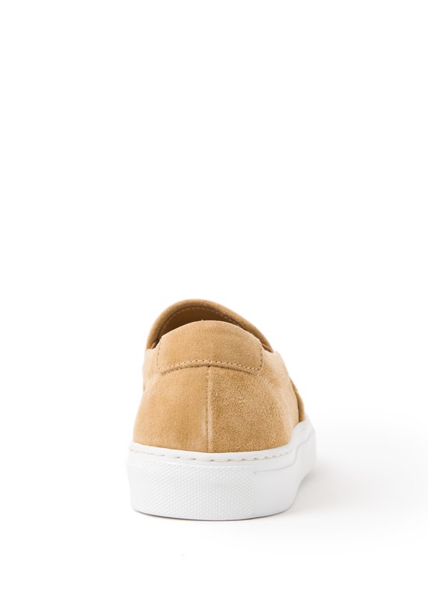 Common Projects Suede Slip-On Shoes in Tan