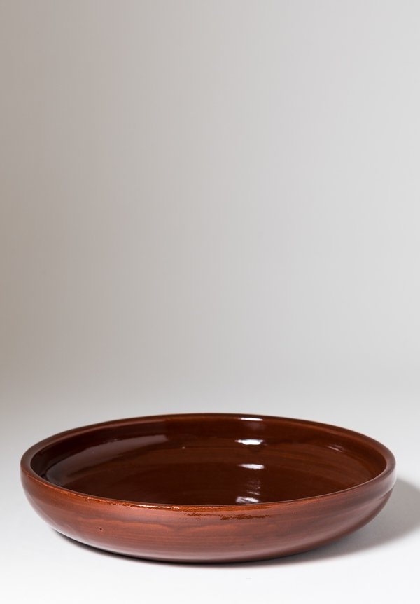 Cinq Etoiles Handmade Terracotta Plate Caramel	