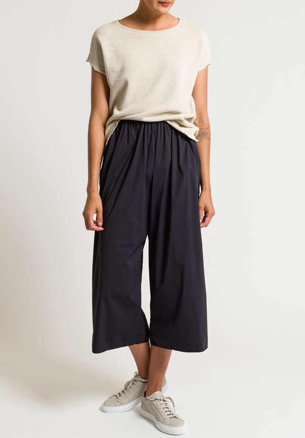 Album di Famiglia Relaxed Pants in Old Black