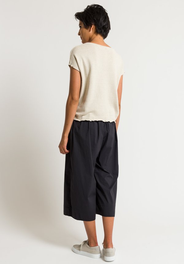 Album di Famiglia Relaxed Pants in Old Black