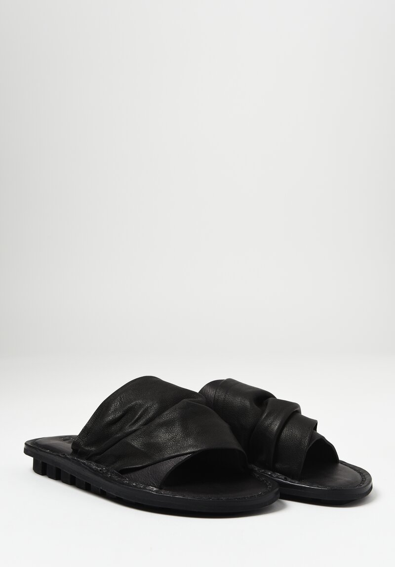 Trippen Drift Sandal in Black