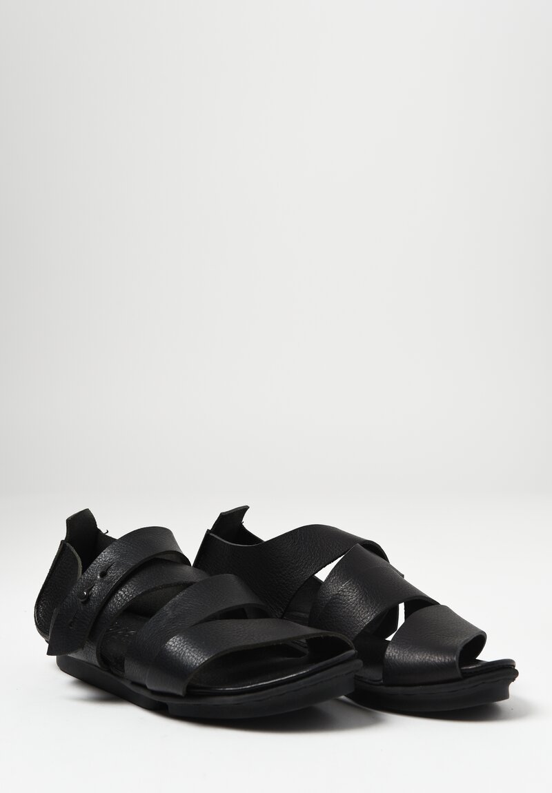Trippen Gaffa Sandal in Black