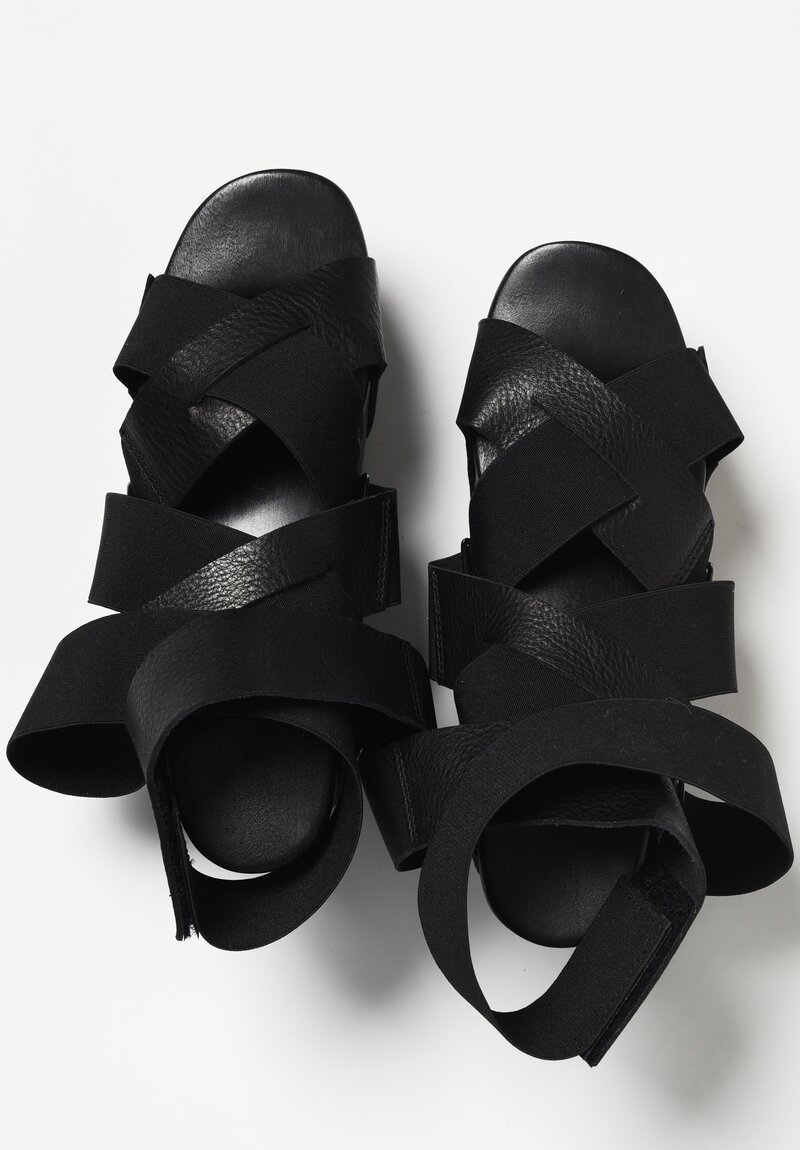 Trippen Komorebi Sandal in Black	