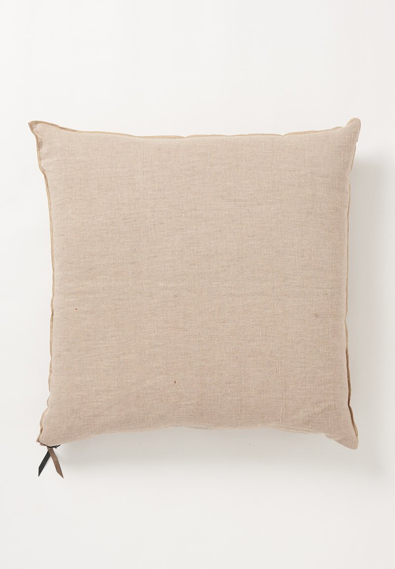 Crumpled Washed Linen Pillow - P O N D