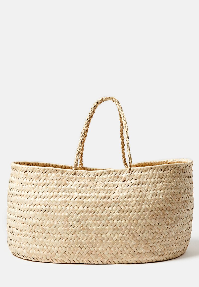 Daniela Gregis Woven Basket in Natural	