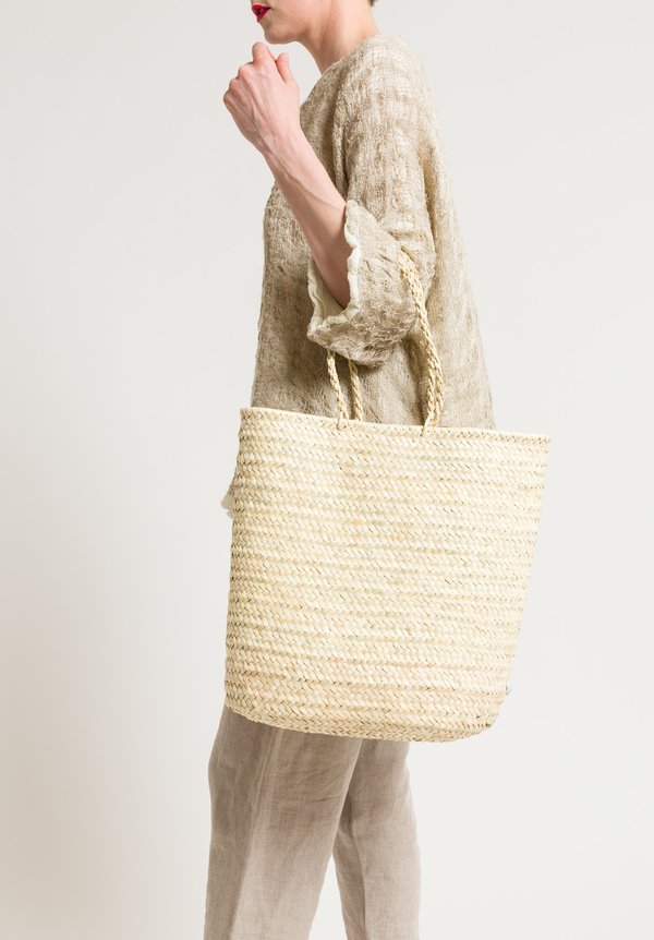 Daniela Gregis Woven Umbrella Basket in Natural