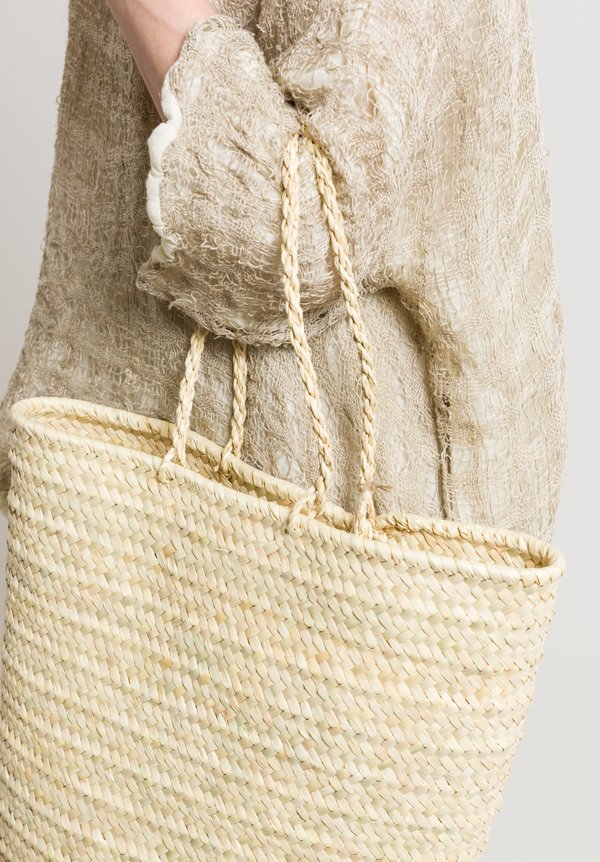 Daniela Gregis Woven Umbrella Basket in Natural