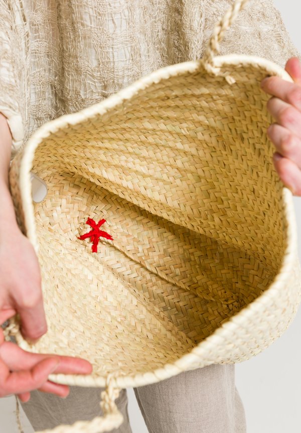 Daniela Gregis Woven Umbrella Basket in Natural