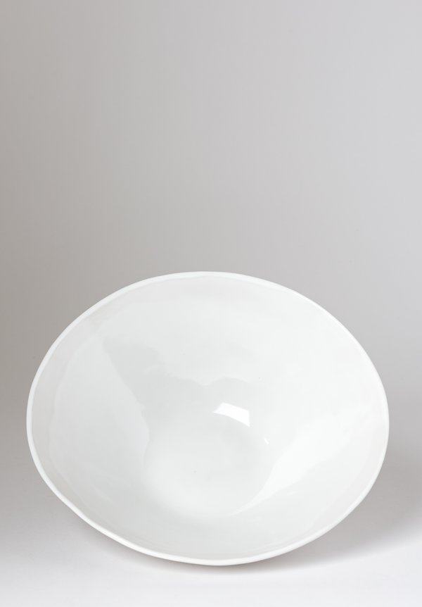 Christiane Perrochon Stoneware Serving Bowl in White	